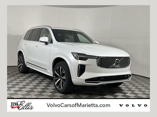 Crystal White Pearl 2026 Volvo XC90 Core, B5 AWD Gas (mild hybrid), Gasoline, Bright, 7 Seats