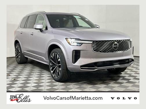 Aurora Silver 2026 Volvo XC90 Plus, B6 AWD Gas (mild hybrid), Gasoline, Bright, 7 Seats