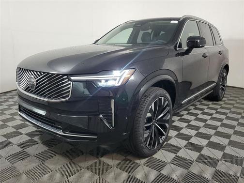 Onyx Black Metallic 2026 Volvo XC90 Ultra, B6 AWD Gas (mild hybrid), Gasoline, Bright, 7 Seats