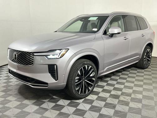 Aurora Silver 2026 Volvo XC90 Plus, B6 AWD Gas (mild hybrid), Gasoline, Bright, 6 Seats