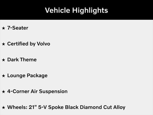 2023 Volvo XC90 Recharge Plug-In Hybrid T8 Ultimate Dark Theme 7-Seater
