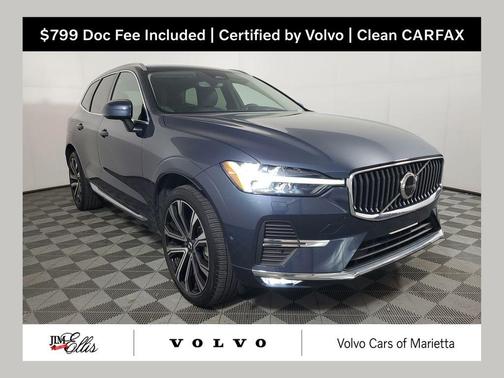 Denim Blue Metallic 2023 Volvo XC60 B5 Ultimate Bright Theme
