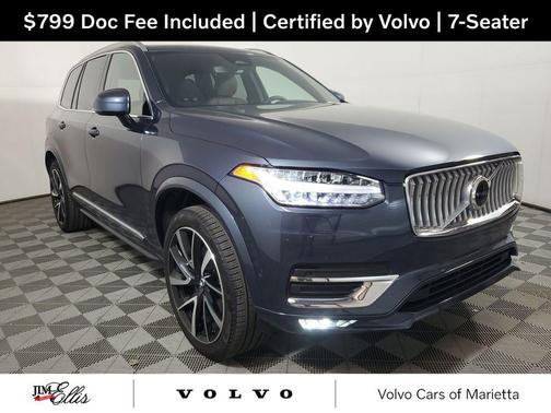 Denim Blue Metallic 2025 Volvo XC90 B6 Plus 7-Seater