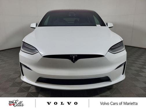 Pearl White Multi-Coat 2023 Tesla Model X Standard Range