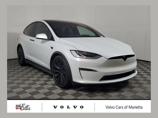 Pearl White Multi-Coat 2023 Tesla Model X Standard Range