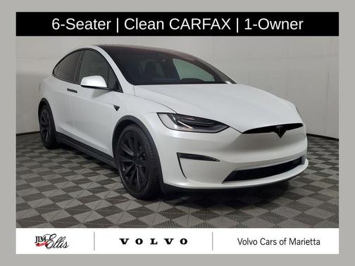 Pearl White Multi-Coat 2023 Tesla Model X Standard Range
