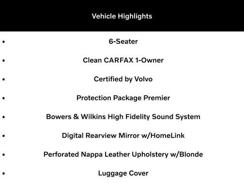 2025 Volvo XC90 Plug-In Hybrid T8 Ultra 6-Seater