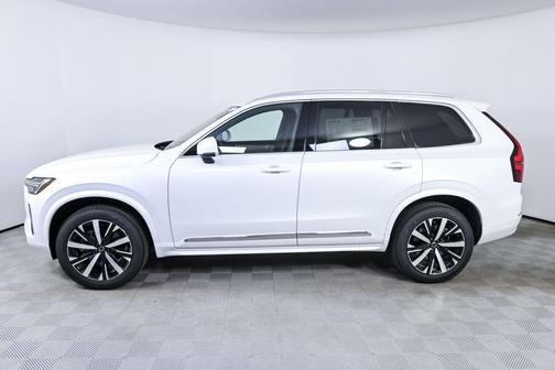 Crystal White Pearl 2026 Volvo XC90 Core, B5 AWD Gas (mild hybrid), Gasoline, Bright, 7 Seats