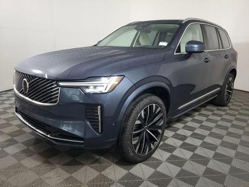 Denim Blue Metallic 2026 Volvo XC90 Ultra, B6 AWD Gas (mild hybrid), Gasoline, Bright, 7 Seats