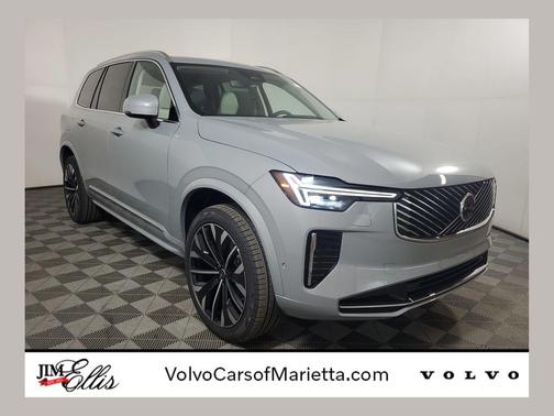 Vapour Grey Metallic 2026 Volvo XC90 Ultra, B6 AWD Gas (mild hybrid), Gasoline, Bright, 7 Seats