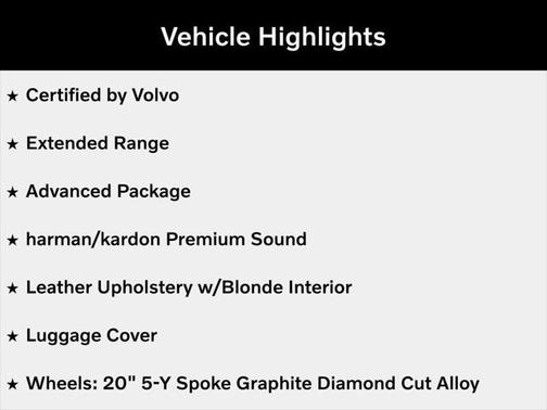 2022 Volvo XC60 Recharge Plug-In Hybrid T8 Inscription Expression