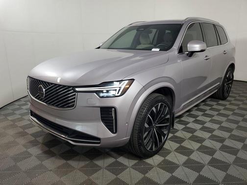 Aurora Silver 2026 Volvo XC90 Plus, B5 AWD Gas (mild hybrid), Gasoline, Bright, 7 Seats