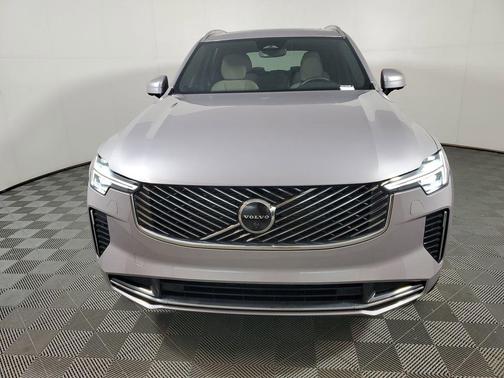 Aurora Silver 2026 Volvo XC90 Plus, B5 AWD Gas (mild hybrid), Gasoline, Bright, 7 Seats