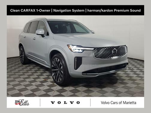Vapour Grey Metallic 2025 Volvo XC90 Plug-In Hybrid T8 Plus 7-Seater