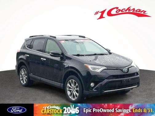 Black Sand Pearl 2016 Toyota RAV4 Hybrid Limited