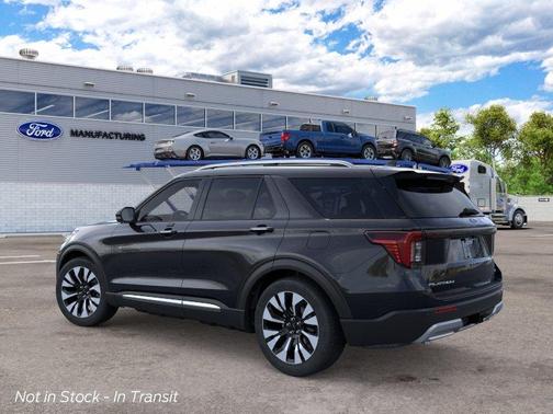 Agate Black Metallic 2026 Ford Explorer Platinum