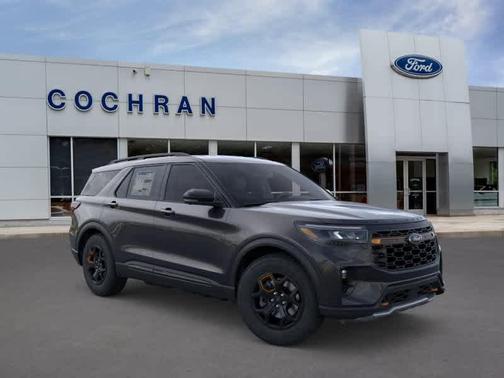 Agate Black Metallic 2026 Ford Explorer Tremor