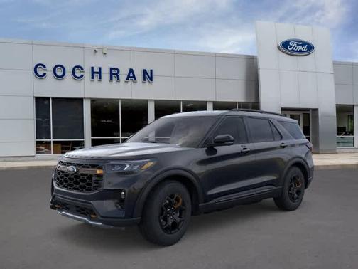 Agate Black Metallic 2026 Ford Explorer Tremor