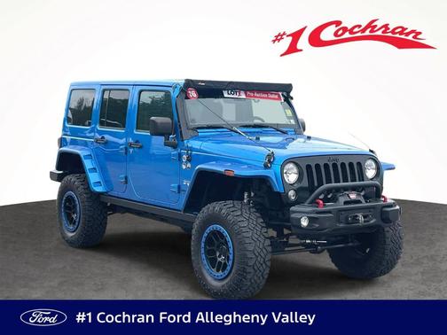 Hydro Blue Pearlcoat 2016 Jeep Wrangler Unlimited Sahara