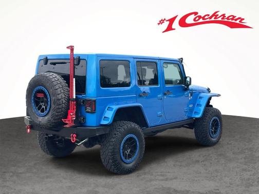 Hydro Blue Pearlcoat 2016 Jeep Wrangler Unlimited Sahara