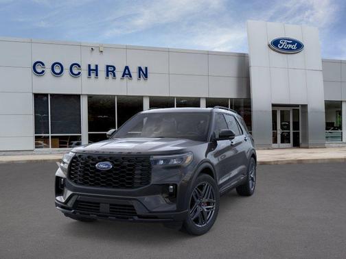 Agate Black Metallic 2026 Ford Explorer ST-Line