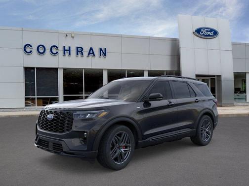 Agate Black Metallic 2026 Ford Explorer ST-Line