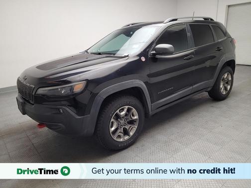 Diamond Black Crystal Pearlcoat 2019 Jeep Cherokee Trailhawk