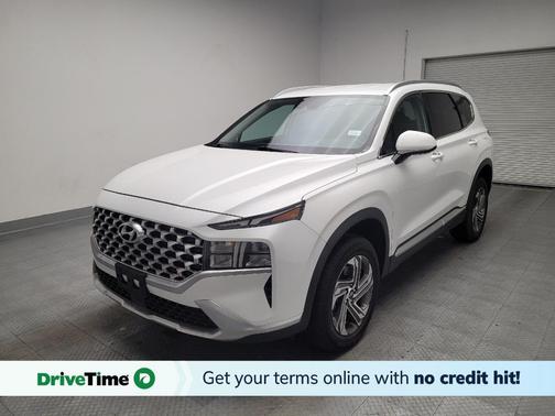 Quartz White 2021 Hyundai SANTA FE SEL 2.4
