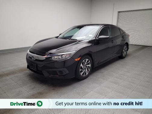 Black 2017 Honda Civic EX