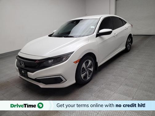 Platinum White Pearl 2021 Honda Civic LX