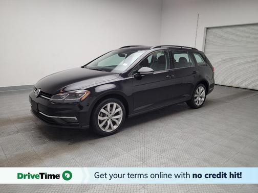 Deep Black Pearl 2019 Volkswagen Golf SportWagen TSI SE