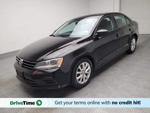 Black 2015 Volkswagen Jetta 1.8T SE