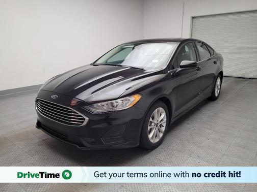 Agate Black 2019 Ford Fusion Hybrid SE