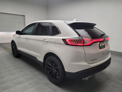White Platinum Metallic Tri-Coat 2016 Ford Edge Titanium