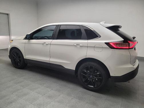 White Platinum Metallic Tri-Coat 2016 Ford Edge Titanium