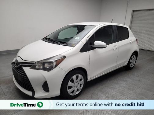 Super White 2015 Toyota Yaris L