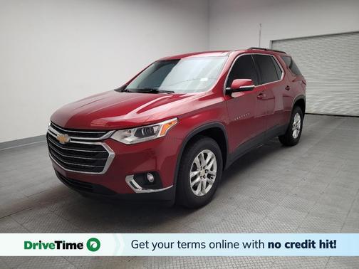 Red 2019 Chevrolet Traverse LT Cloth