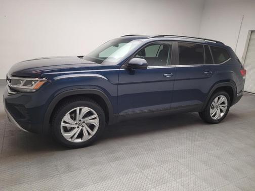 Blue 2021 Volkswagen Atlas 3.6L SE w/Technology
