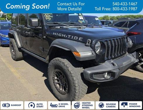 Black Clearcoat 2022 Jeep Wrangler Unlimited High Tide 4x4