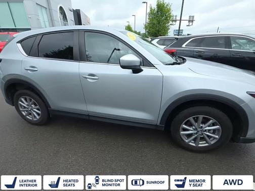 Sonic Silver Metallic 2023 Mazda CX-5 2.5 S Preferred Package
