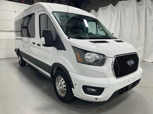 Oxford White 2024 Ford Transit-350 XLT
