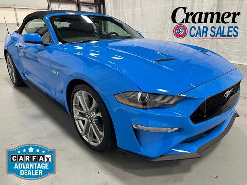 Grabber Blue Metallic 2022 Ford Mustang GT Premium