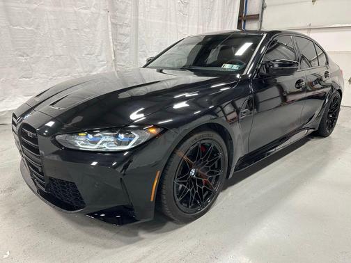 Black Sapphire Metallic 2024 BMW M3 Competition xDrive