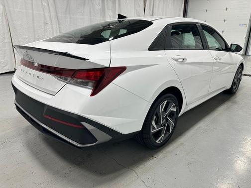 Serenity White 2025 Hyundai ELANTRA Sport