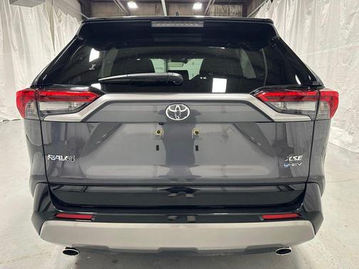 Magnetic Gray Metallic/Midnight Black Metallic 2025 Toyota RAV4 Hybrid SE