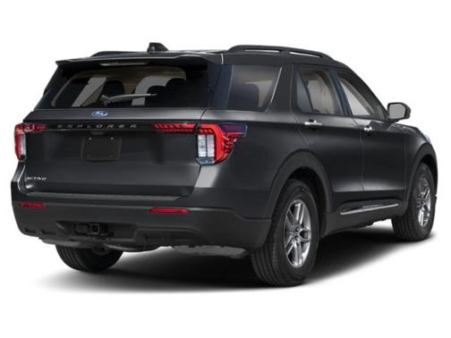 Agate Black Metallic 2025 Ford Explorer Active