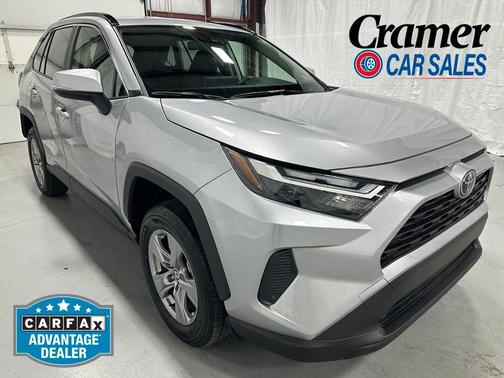 Silver Sky Metallic 2025 Toyota RAV4 Hybrid XLE