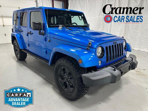 Hydro Blue Pearl Coat 2015 Jeep Wrangler Unlimited Altitude