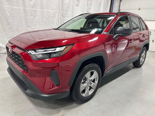 Ruby Flare Pearl 2025 Toyota RAV4 Hybrid LE