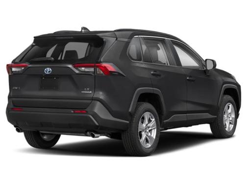 Midnight Black Metallic 2025 Toyota RAV4 Hybrid LE
